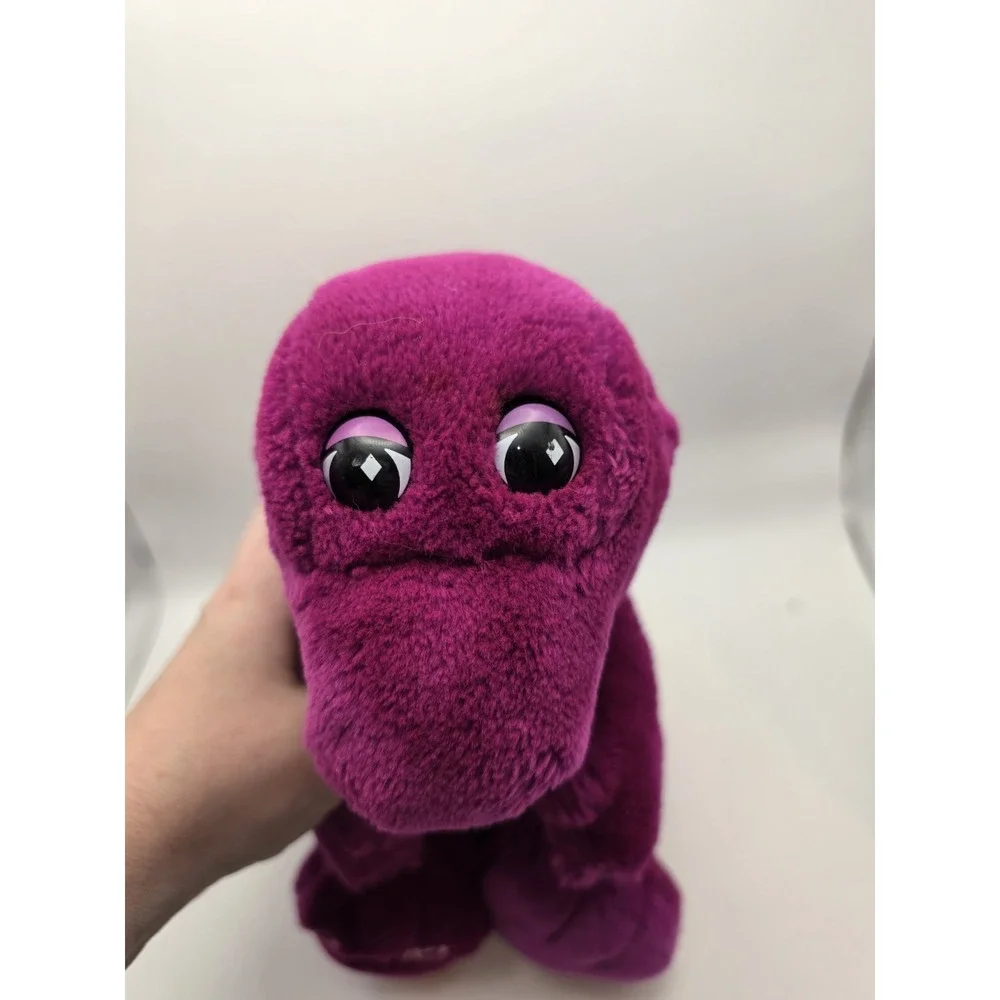 Vintage 1992 Barney Plush Toy Lyons Stuffed Animal Purple Dinosaur 90s